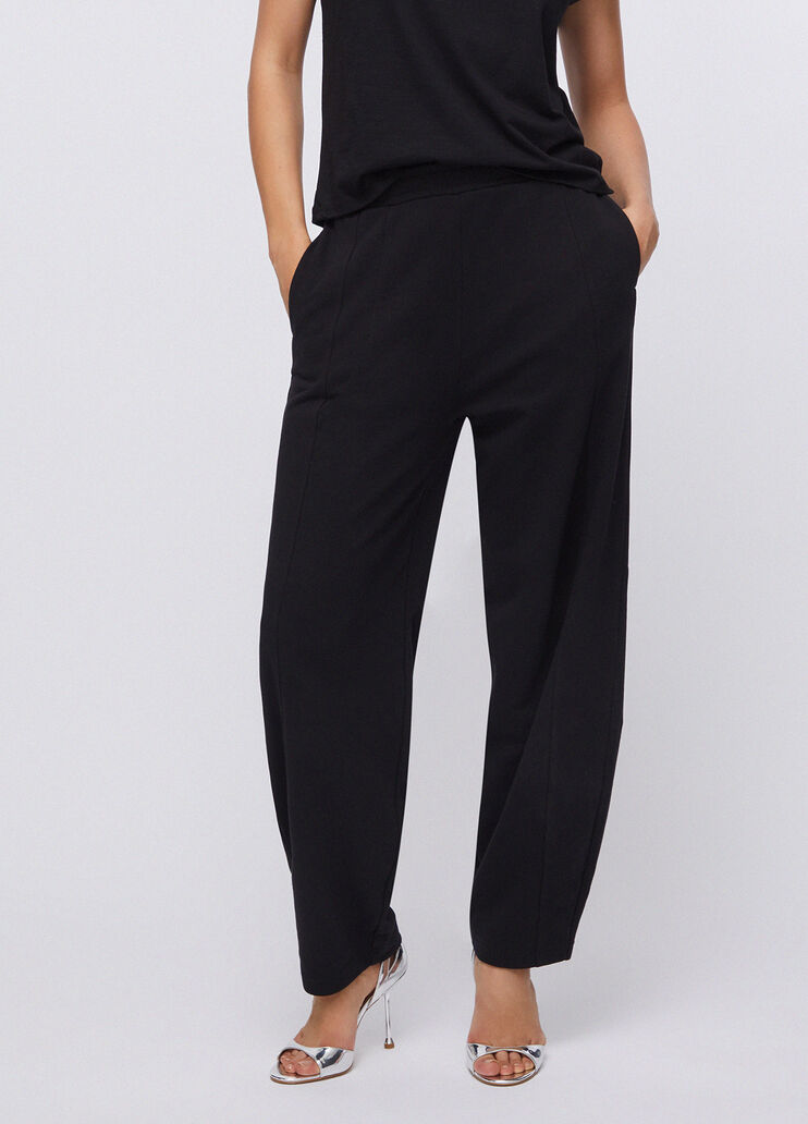 Pantaloni balloon in felpa nero Liu Jo - large image number 0