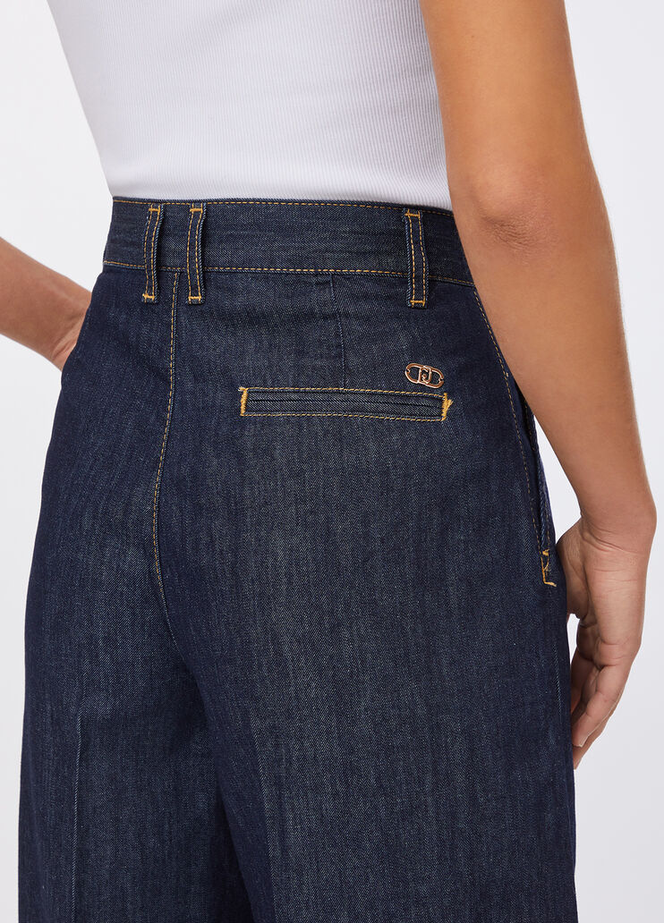 Flared chino-style jeans classic wash Liu Jo - large image number 3