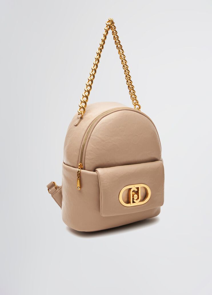 LaPuffy backpack dark sand Liu Jo - large image number 2 LaPuffy backpack dark sand Liu Jo - large image number 2