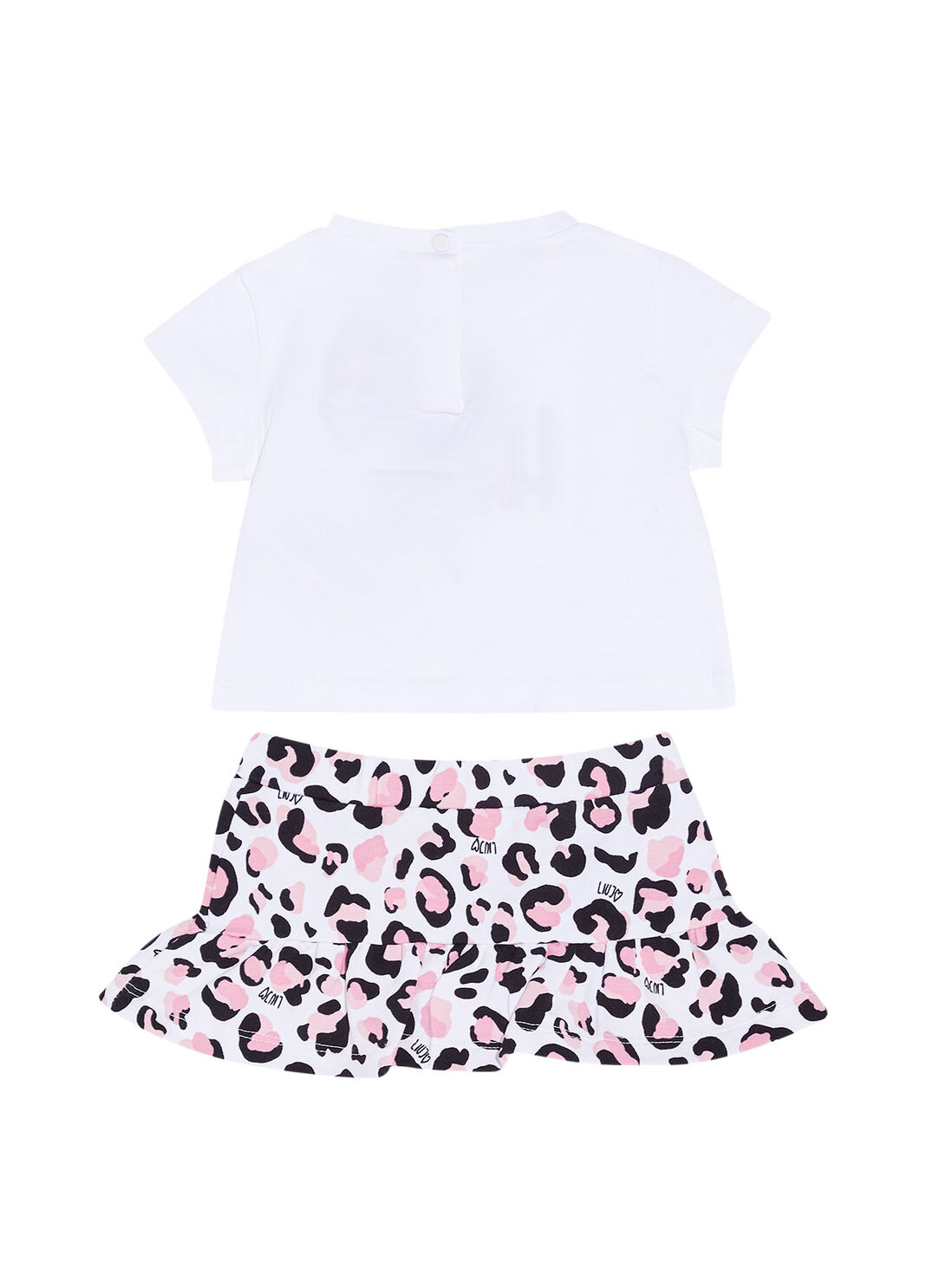 Ensemble b&eacute;b&eacute; fille blanc et tachet&eacute; Liu Jo - large image number 1