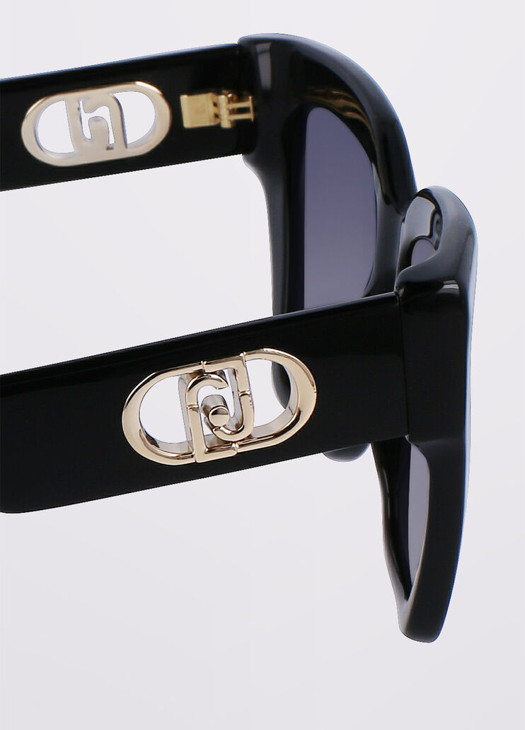 Rectangular sunglasses black Liu Jo - large image number 2