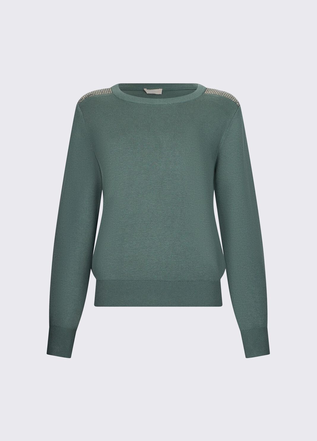 Jersey con cuentas verde militar Liu Jo - large image number 6