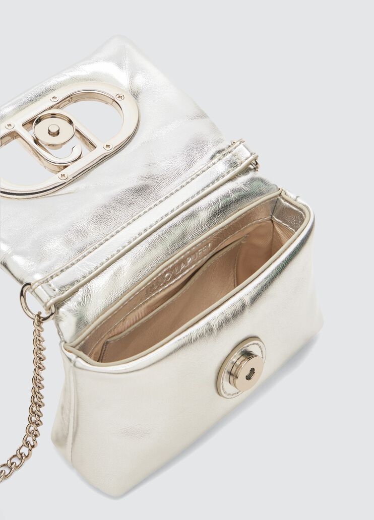 Foil-effect LaPuffy mini bag silver tone Liu Jo - large image number 6 Foil-effect LaPuffy mini bag silver tone Liu Jo - large image number 6