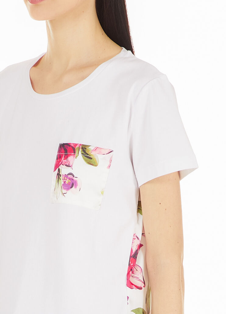 T-shirt avec inserts imprimés Poche avec fleurs Liu Jo - large image number 2