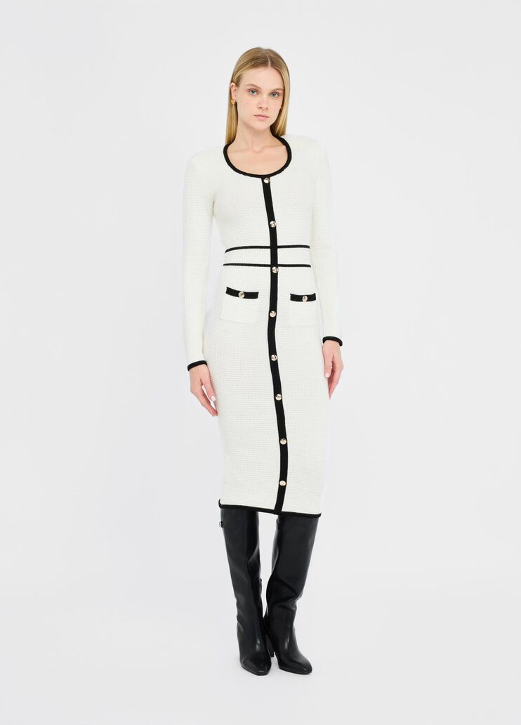 Kleid aus Lurex® Weiß Liu Jo - large image number 0 Kleid aus Lurex® Weiß Liu Jo - large image number 0