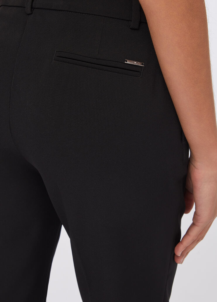 Trousers with turn-ups black Liu Jo - large image number 3