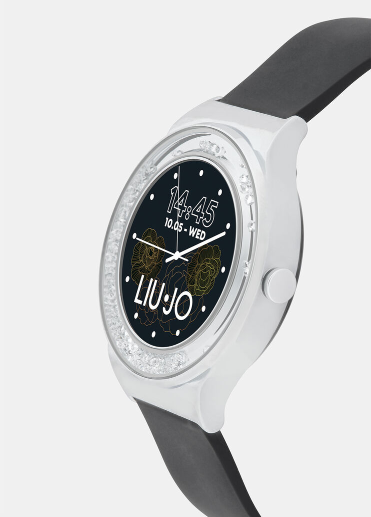 Smartwatch with diamantés black Liu Jo - large image number 3 Smartwatch with diamantés black Liu Jo - large image number 3