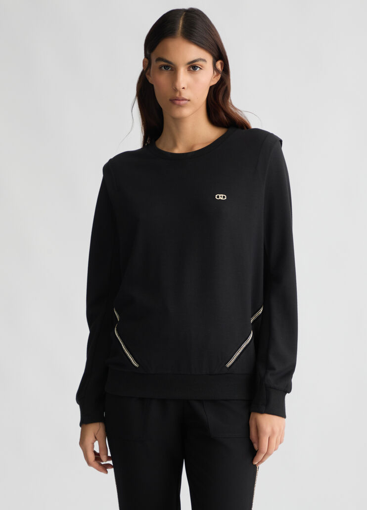 Black sweatshirt black Liu Jo - medium Black sweatshirt black Liu Jo - medium