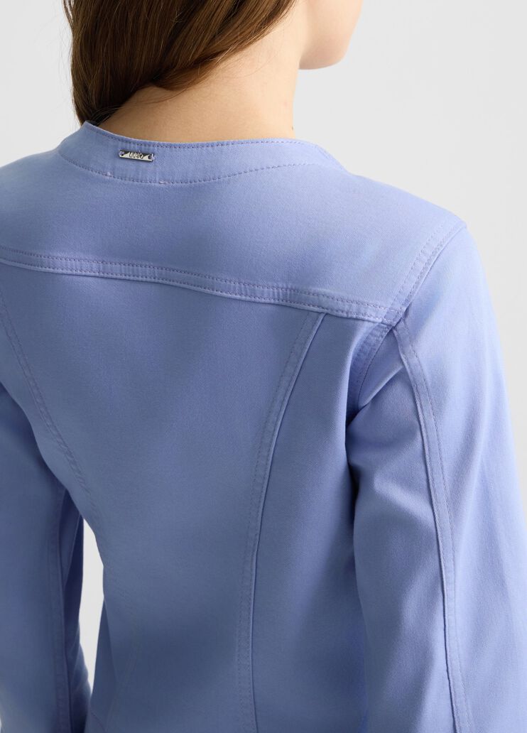 Lilac jacket with rhinestones lavender Liu Jo - large image number 4 Lilac jacket with rhinestones lavender Liu Jo - large image number 4