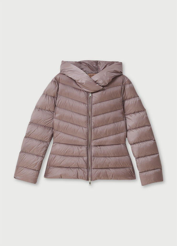 Утеплённая куртка с капюшоном Розовый Liu Jo - large image number 4
