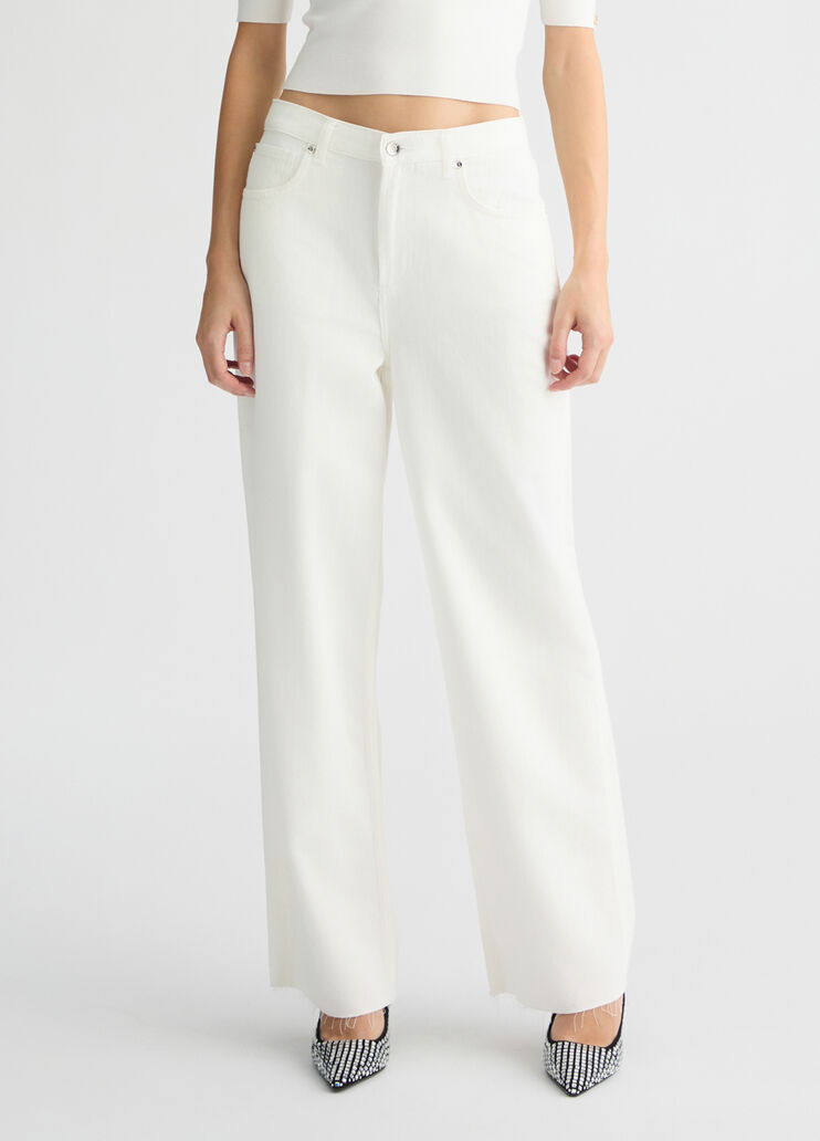 Wide-leg trousers white wool Liu Jo - large image number 0