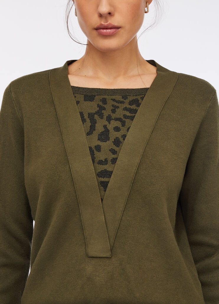 Liu Jo Better top olive green Liu Jo - large image number 2