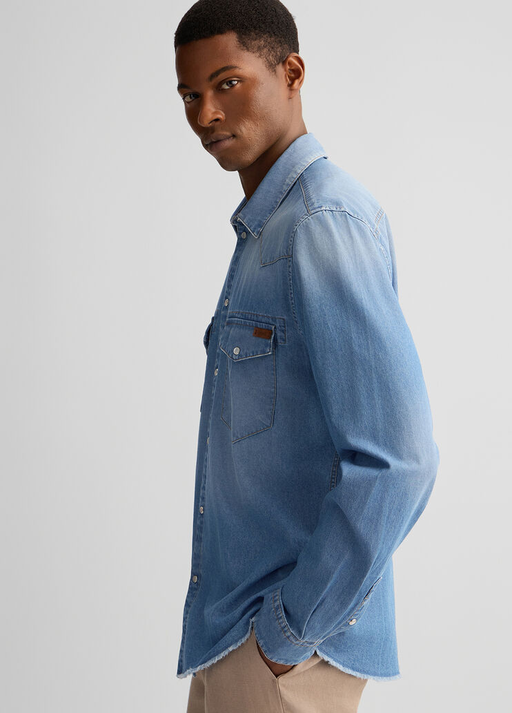 Denim shirt blue denim Liu Jo - large image number 3 Denim shirt blue denim Liu Jo - large image number 3