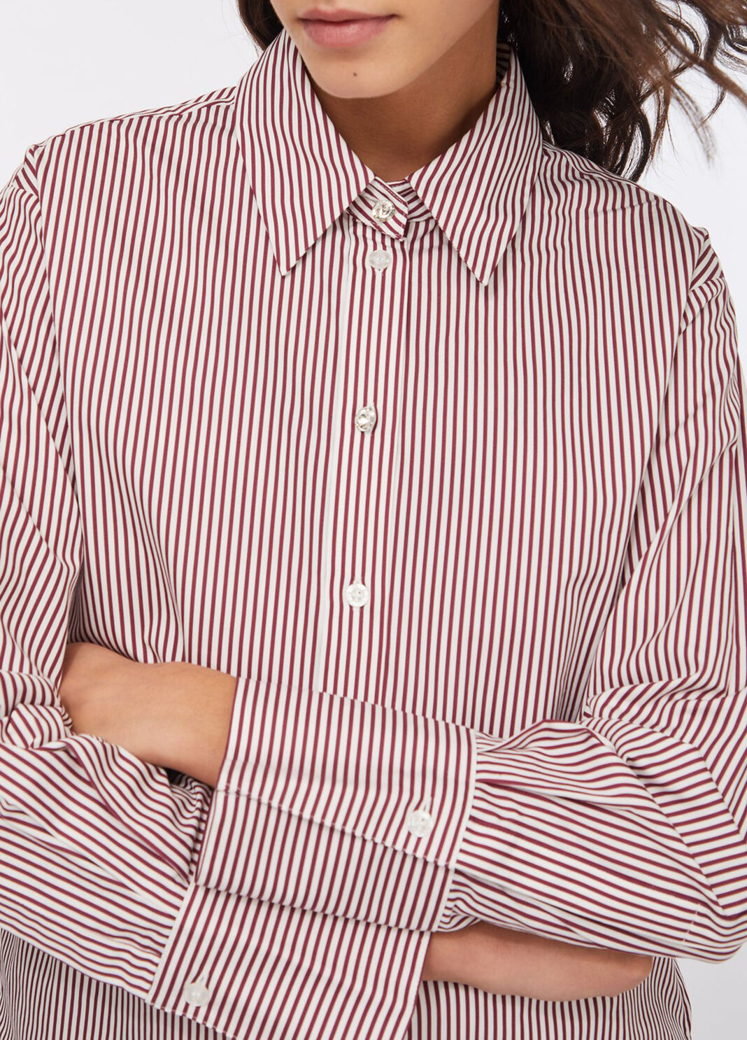 Camisa de rayas con top blanco Liu Jo - large image number 2
