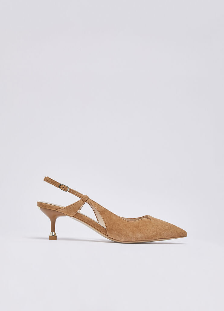 Suede slingbacks camel Liu Jo - medium