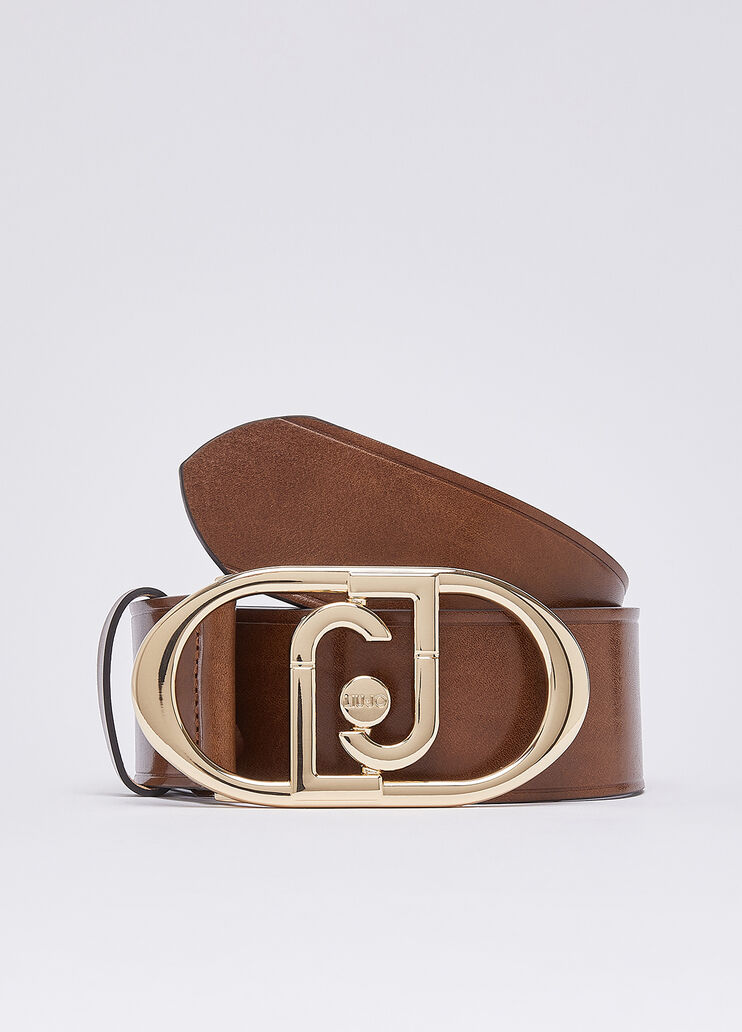Leather Bustier Belt tobacco brown Liu Jo - medium