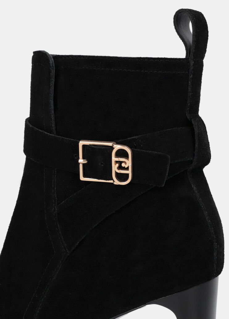 Suede ankle boots black Liu Jo - large image number 5 Suede ankle boots black Liu Jo - large image number 5