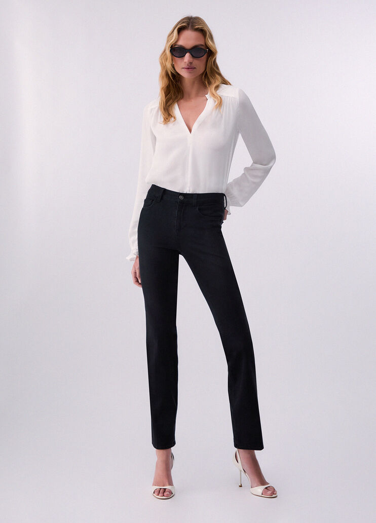 Bootcut-Jeans Amazing Fit Denim-Schwarz Liu Jo - medium