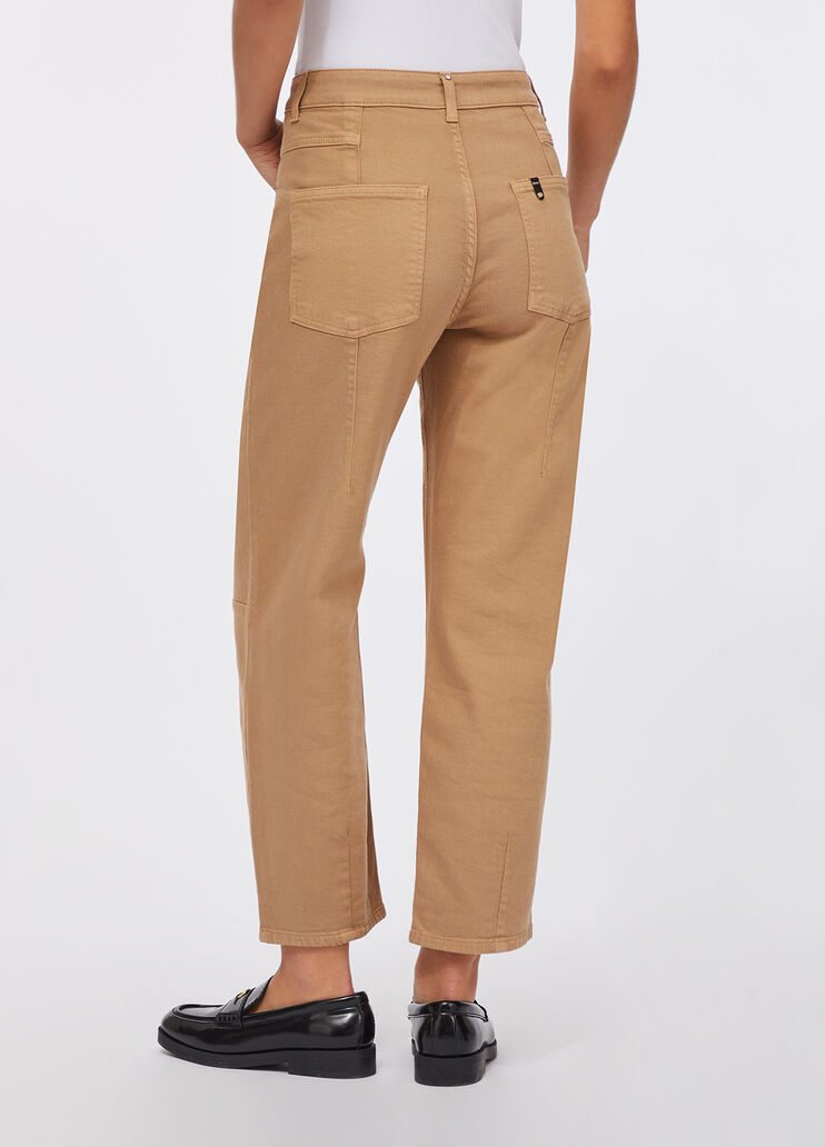 Carrot-fit high-rise trousers cumin Liu Jo - large image number 1
