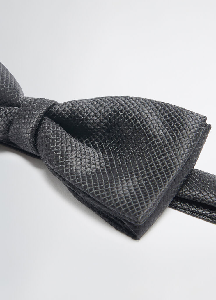 Jacquard satin tie black Liu Jo - large image number 2 Jacquard satin tie black Liu Jo - large image number 2