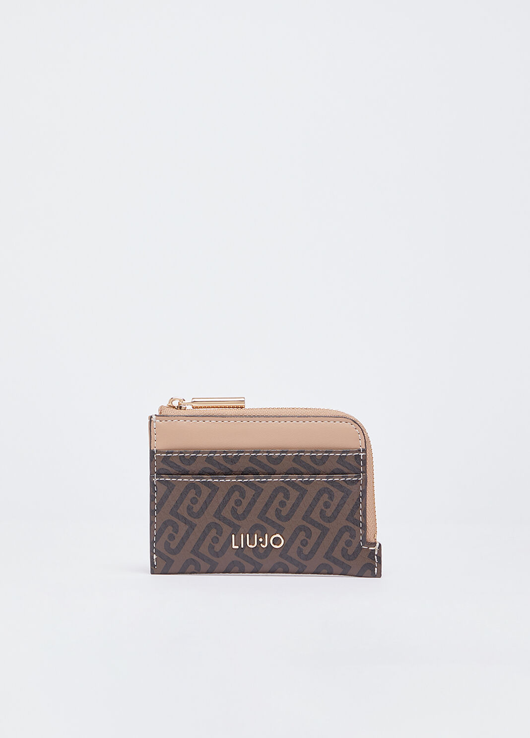 Monogramm-Kartenetui Dunkelbraun Liu Jo - large image number 0