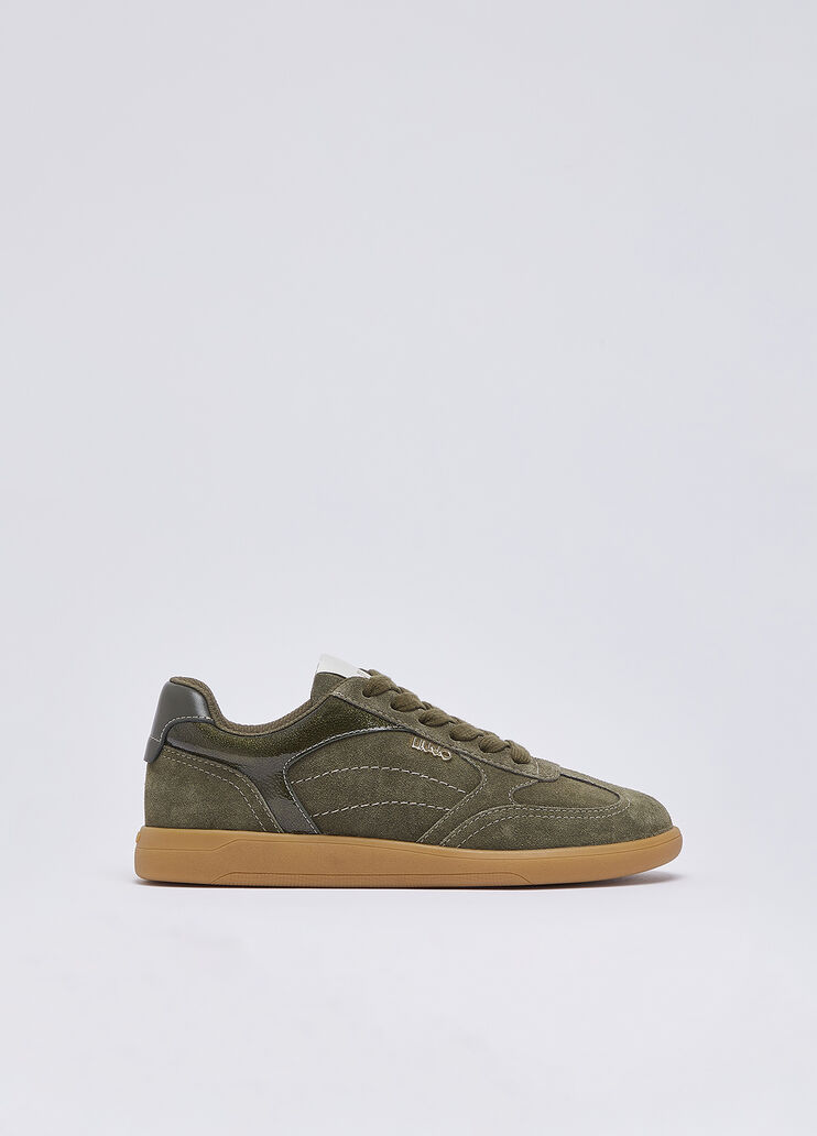 Suede Sneakers moss green Liu Jo - medium