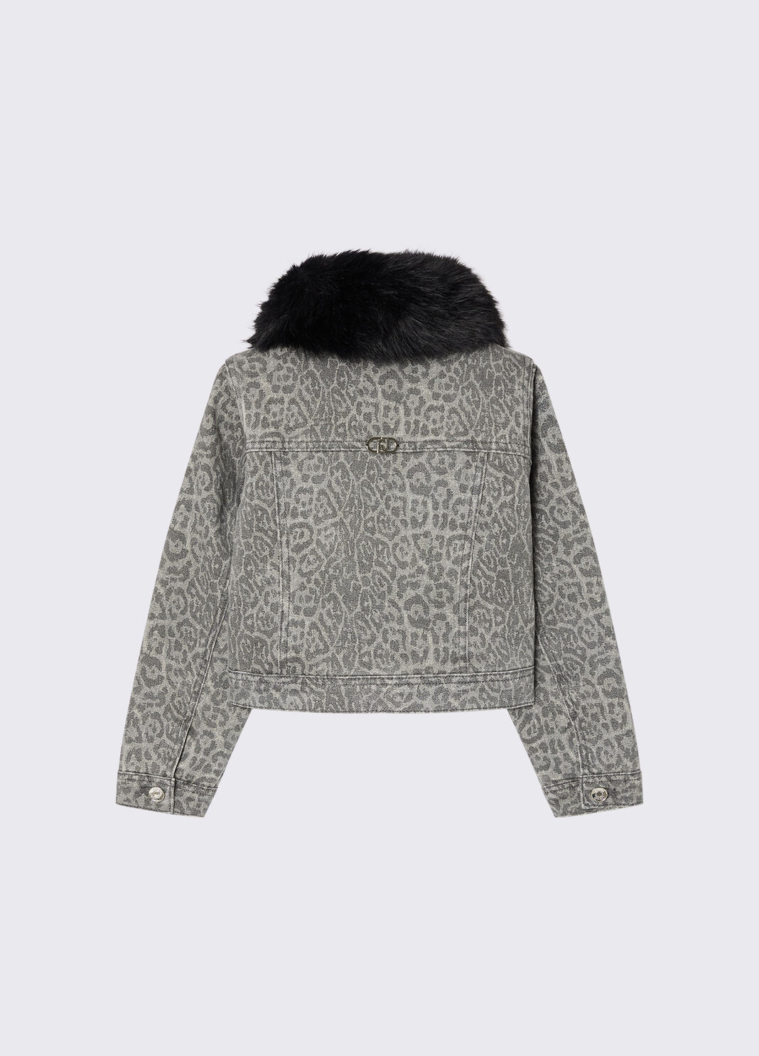 Animalier jacket with teddy collar animal print Liu Jo - large image number 3