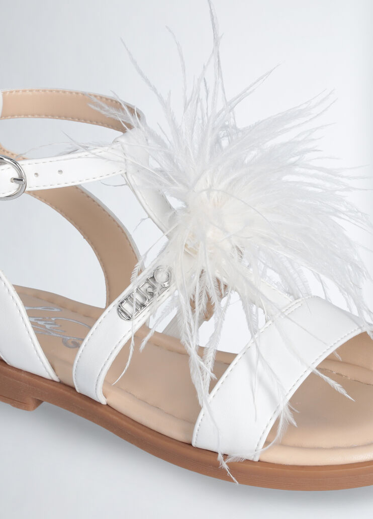 Sandals with feathers white Liu Jo - medium Sandals with feathers white Liu Jo - medium