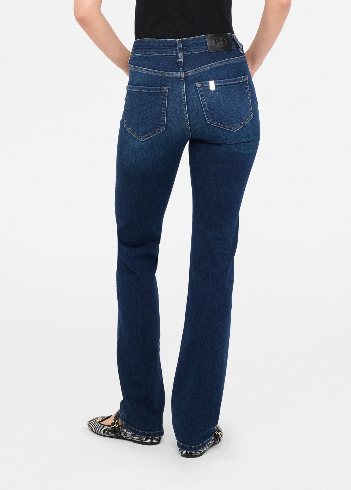 Liu Jo Better straight jeans colour dark blue denim | Liu Jo