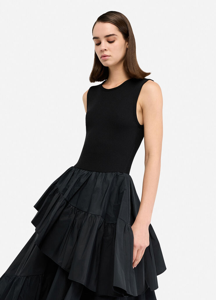 Taffetkleid Schwarz Liu Jo - large image number 2