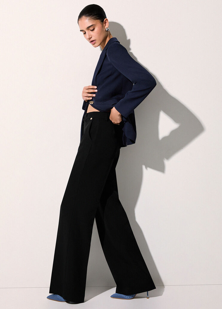 Palazzo-Hose Schwarz Liu Jo - medium