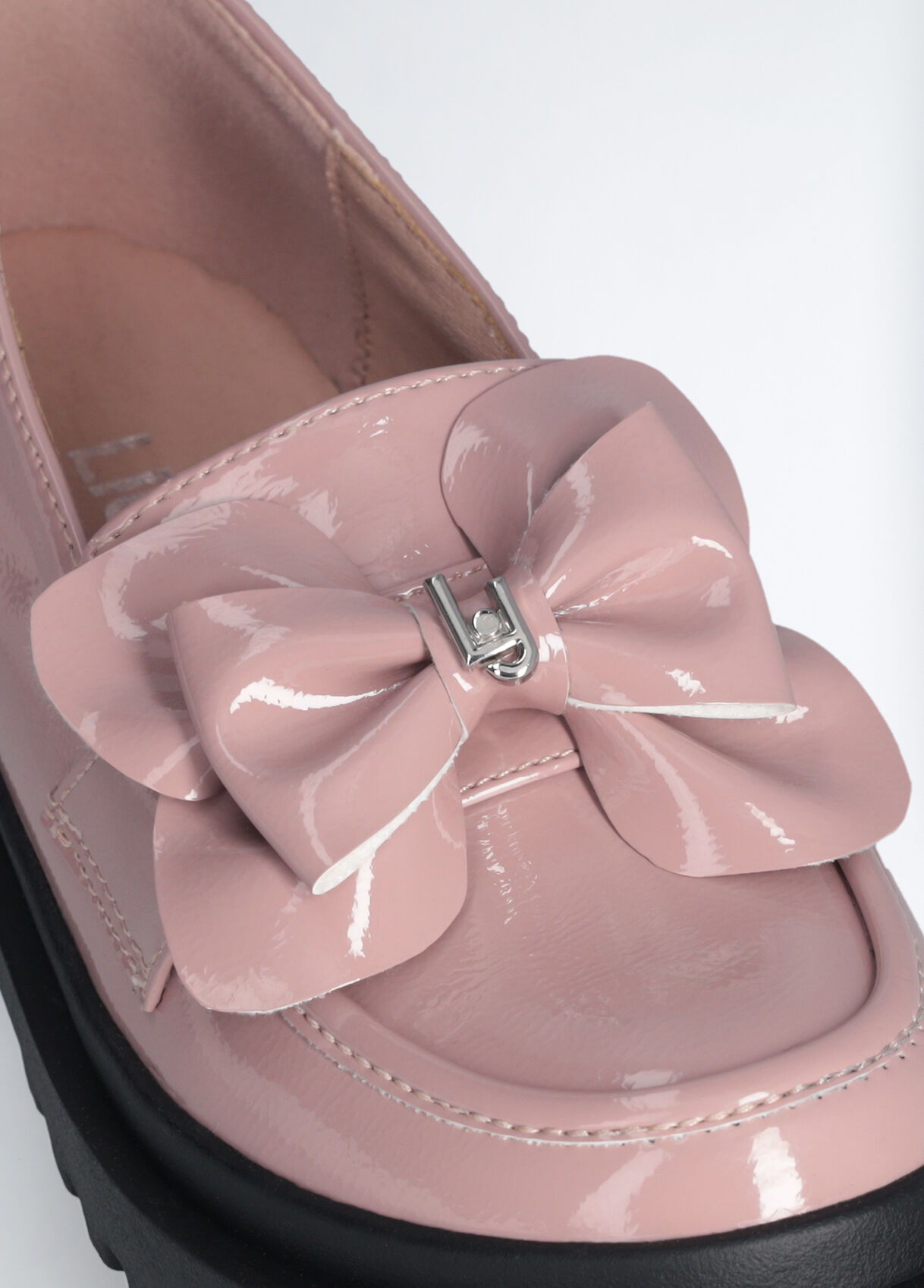 Mocassini con maxi fiocco colore rosa Liu Jo