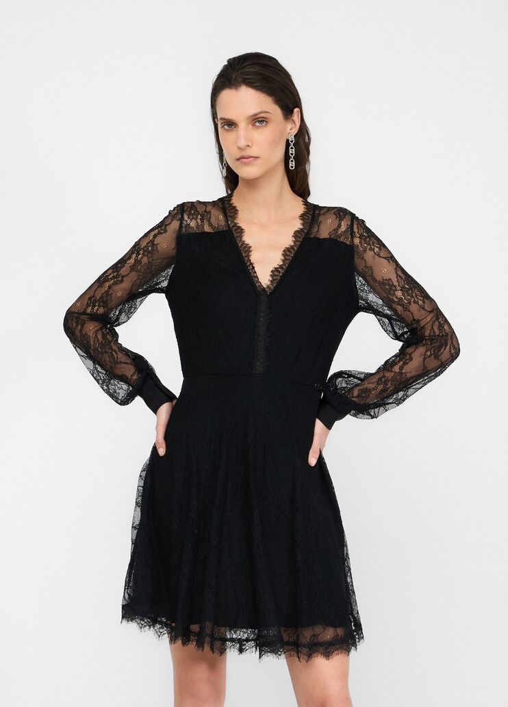 Short lace dress black Liu Jo - medium Short lace dress black Liu Jo - medium