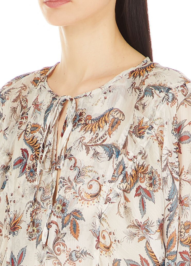 Bluse mit Bändern Paisley Liu Jo - large image number 2 Bluse mit Bändern Paisley Liu Jo - large image number 2