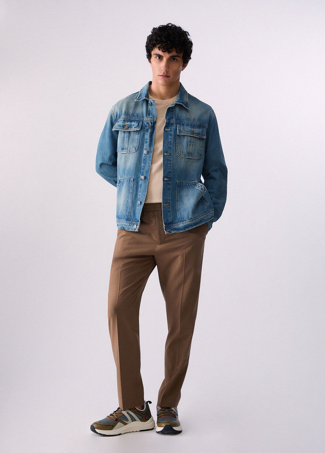 Wool blend joggers ginger Liu Jo - large image number 5