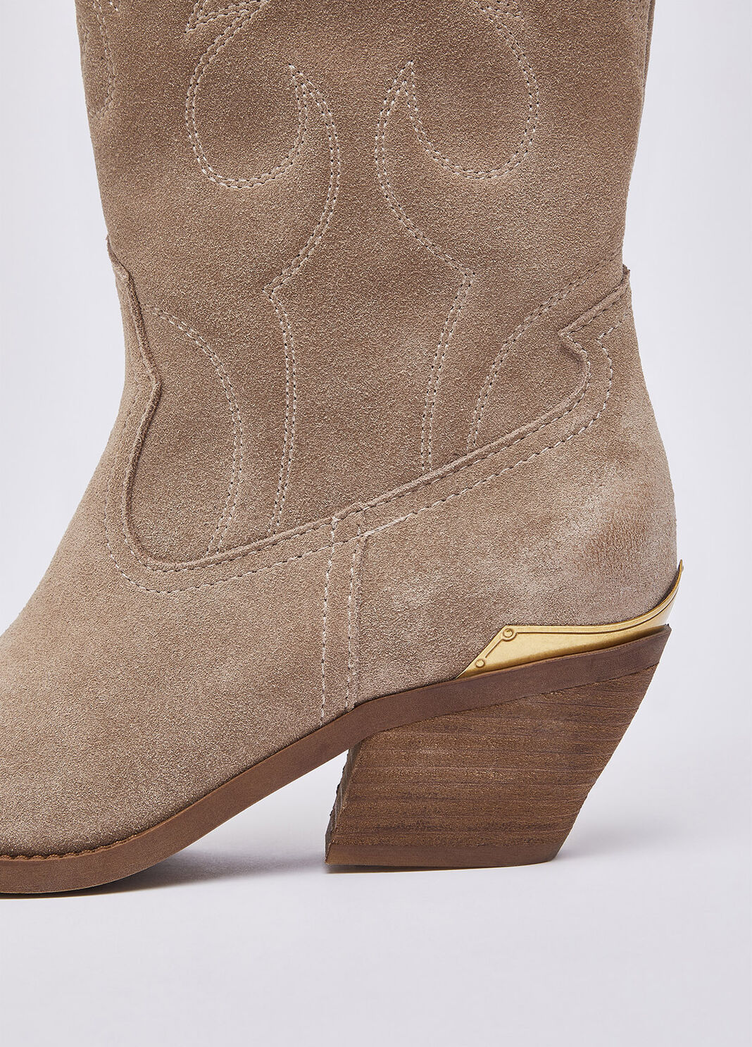 Suede cowboy boots havana Liu Jo - large image number 5