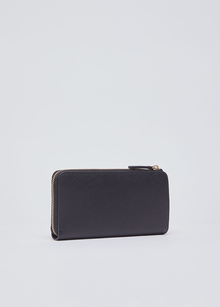 Portefeuille grand format zipp&eacute; noir Liu Jo - medium