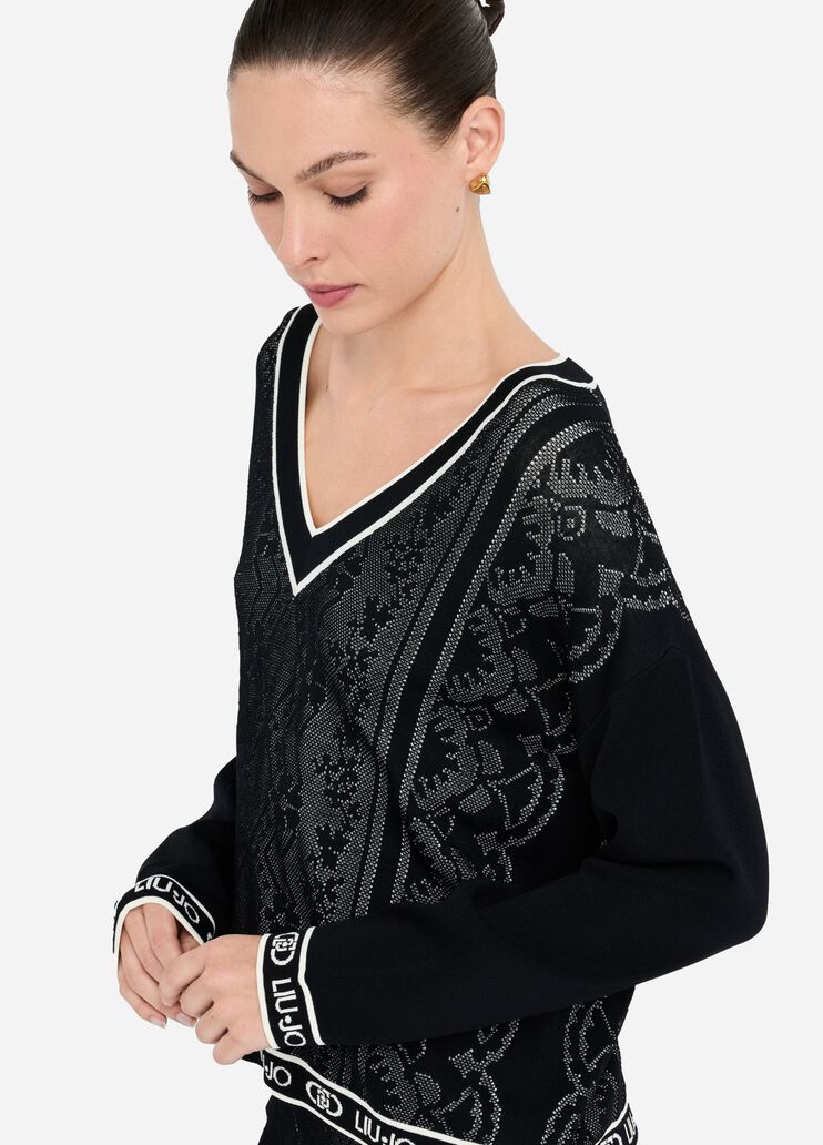 Джемпер Liu Jo Better чёрный Liu Jo - large image number 3