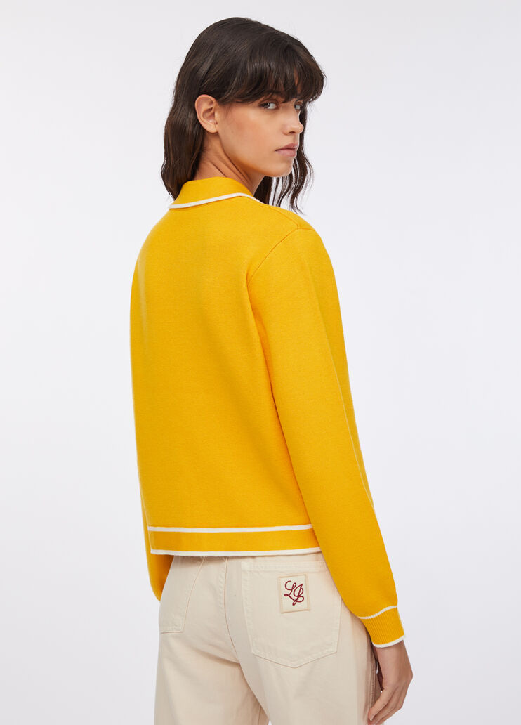 Cardigan mit Reißverschluss Gelb Liu Jo - large image number 1