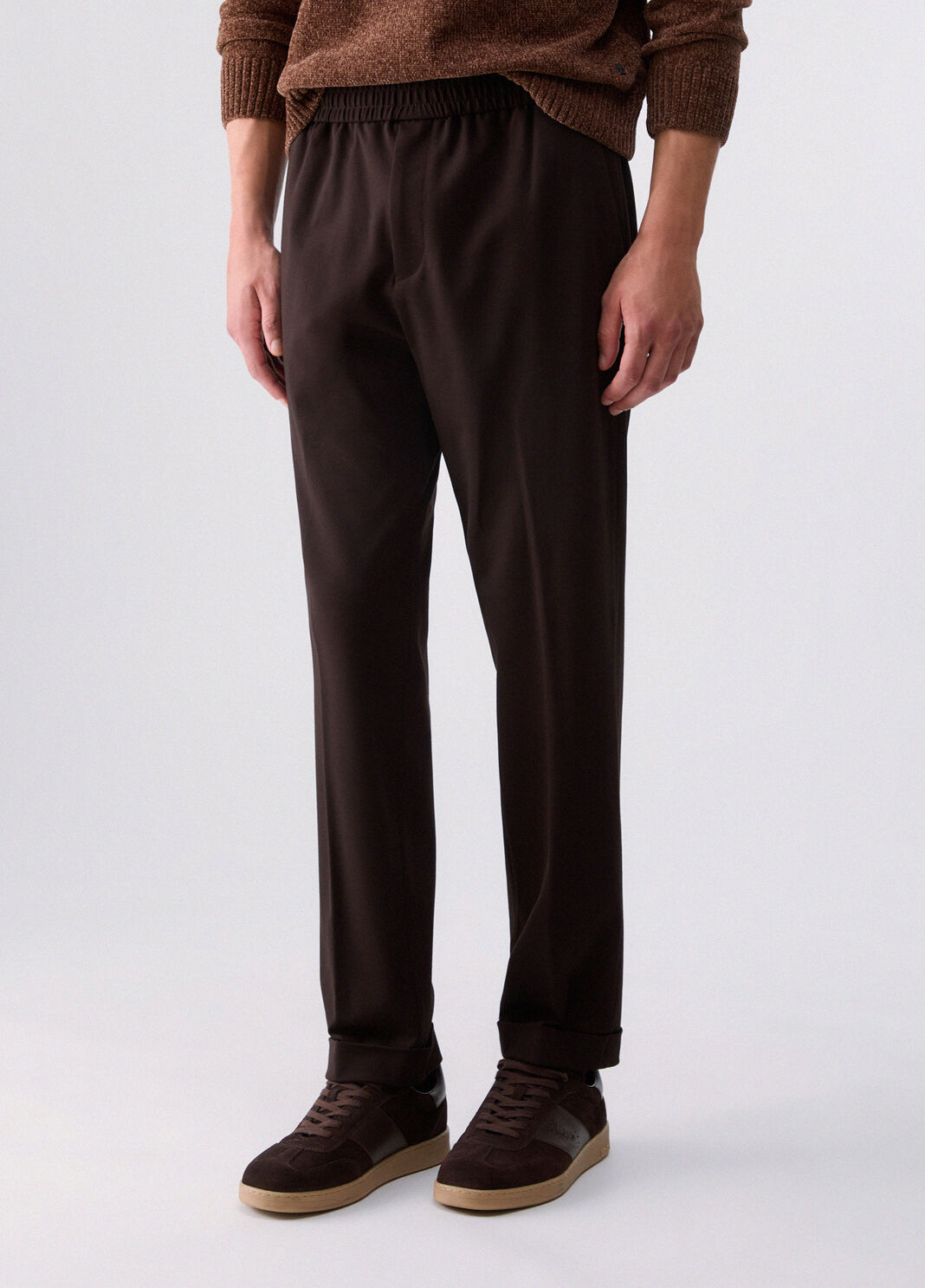 Jogger trousers jersey brown Liu Jo - large image number 0