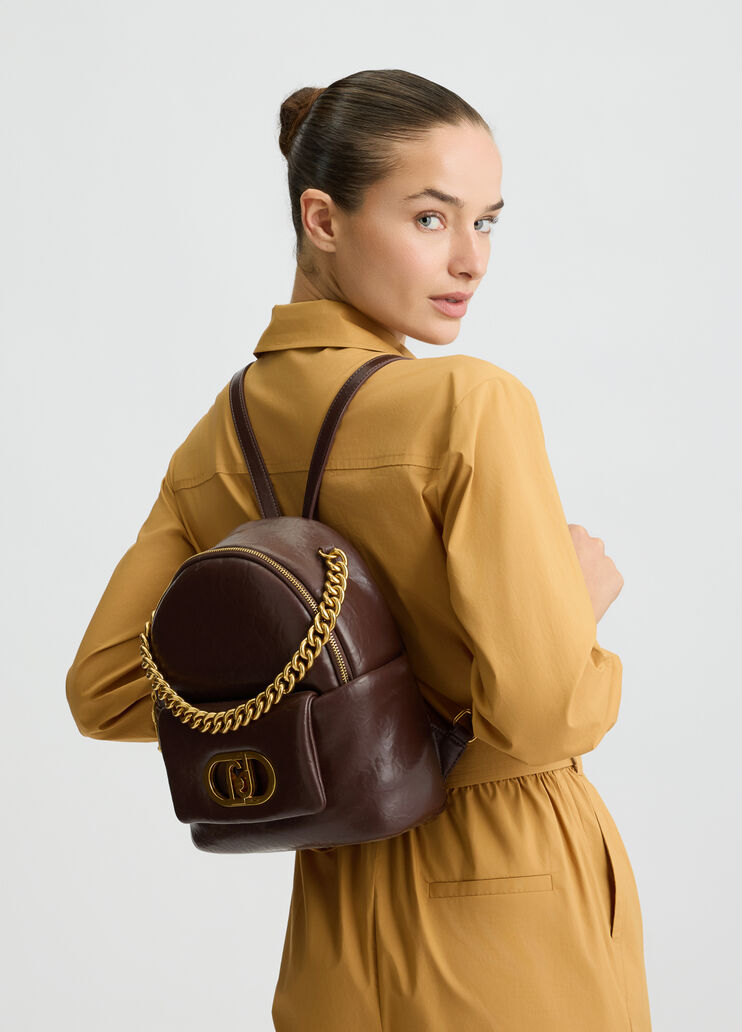 LaPuffy backpack dark brown Liu Jo - large image number 0 LaPuffy backpack dark brown Liu Jo - large image number 0