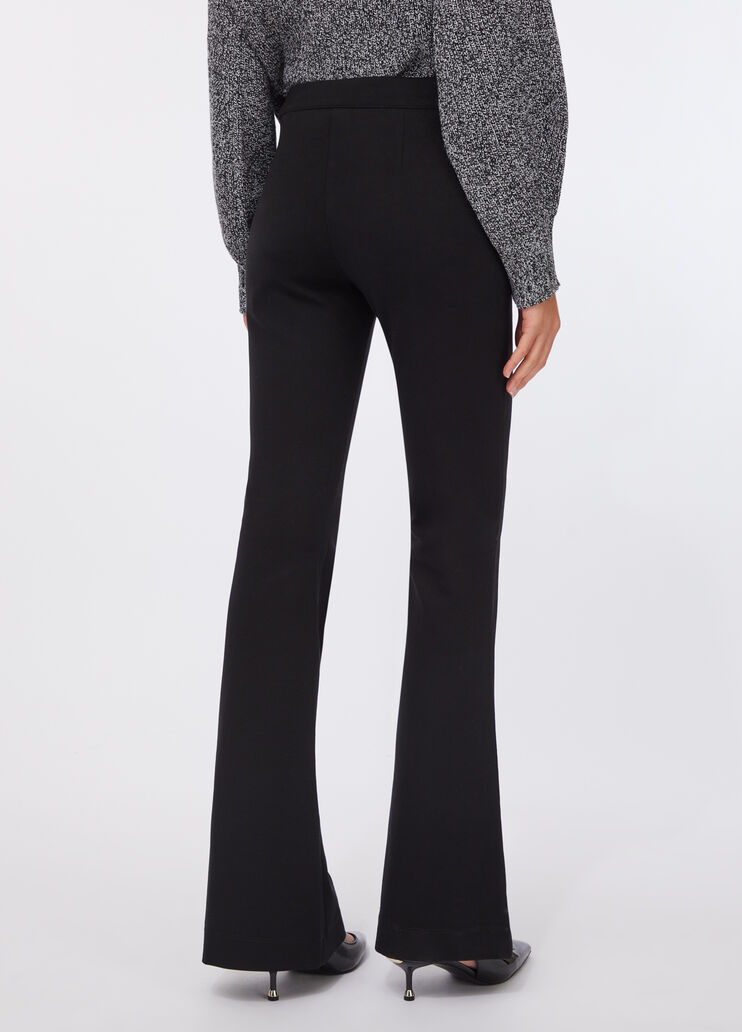 Pantaloni flare con cintura nero Liu Jo - large image number 1