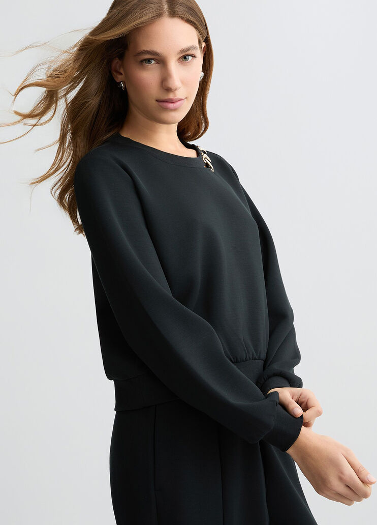 Scuba sweatshirt black Liu Jo - medium Scuba sweatshirt black Liu Jo - medium