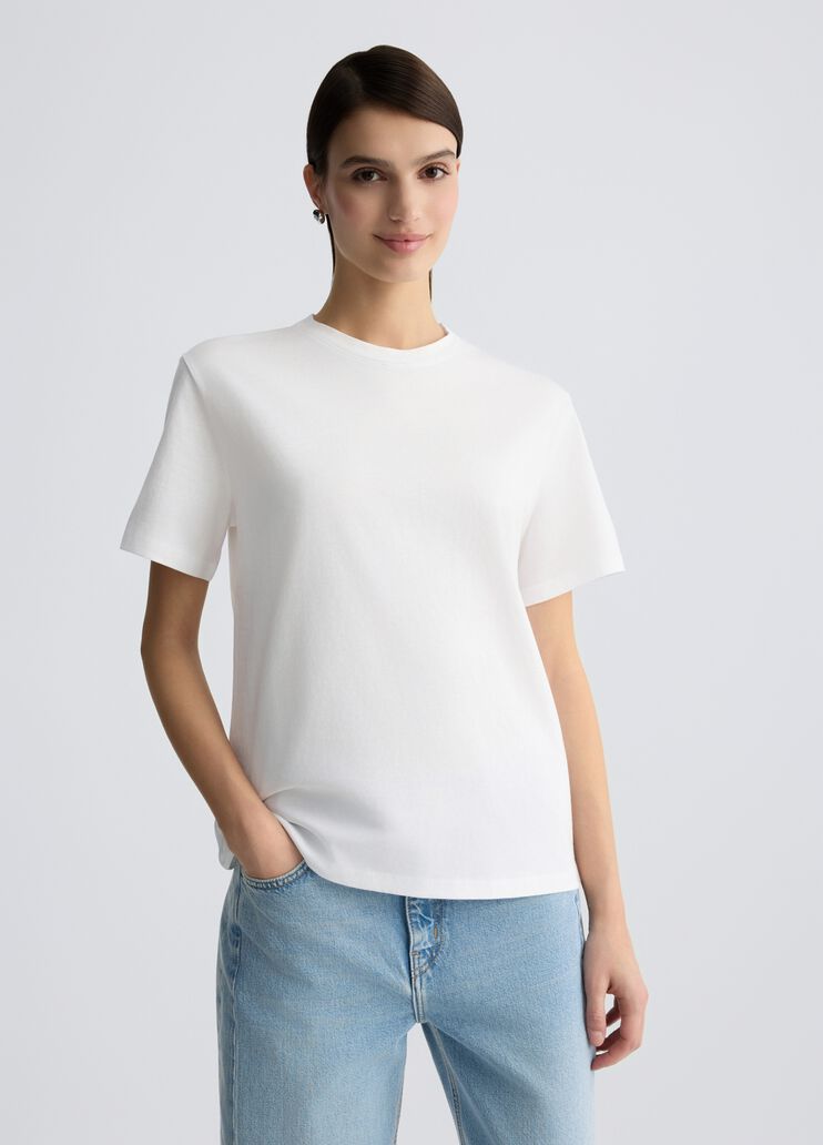 Cotton T-shirt  white Liu Jo - medium Cotton T-shirt  white Liu Jo - medium