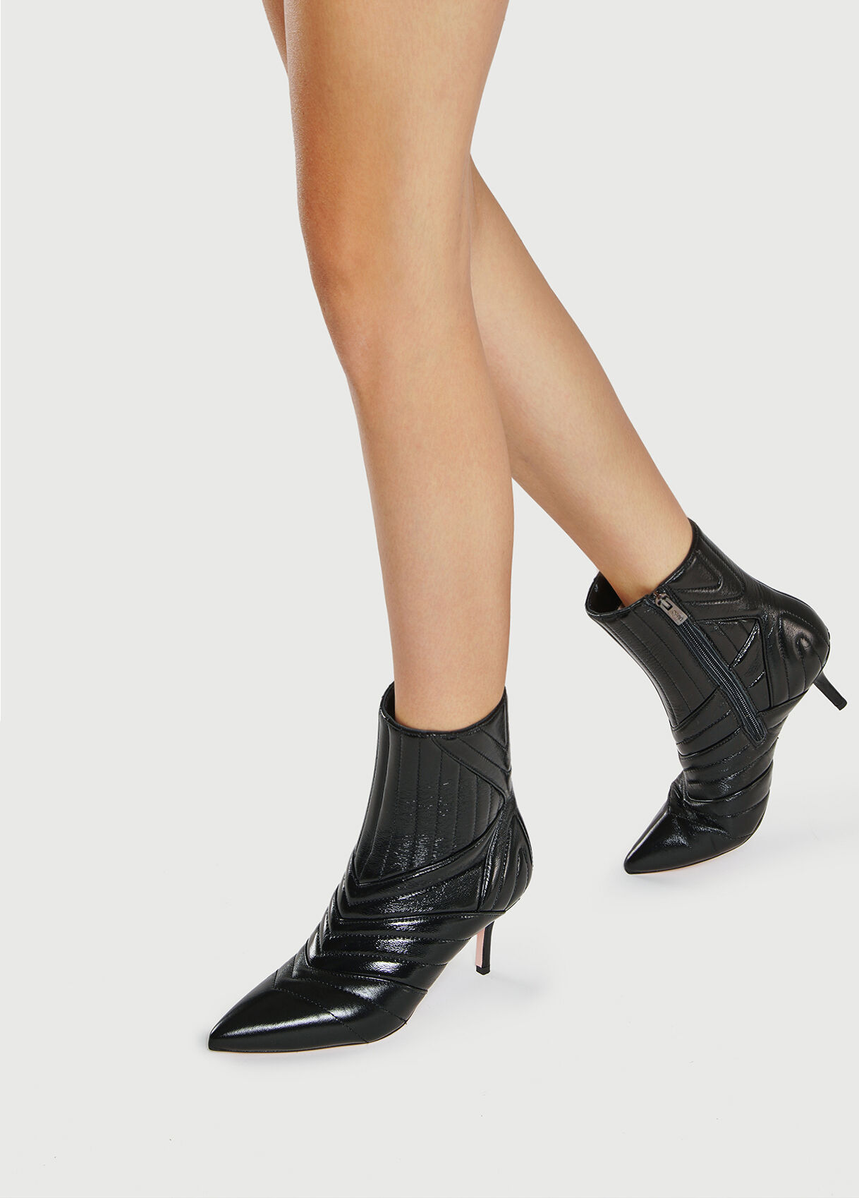 Quilted ankle boots womens clearance