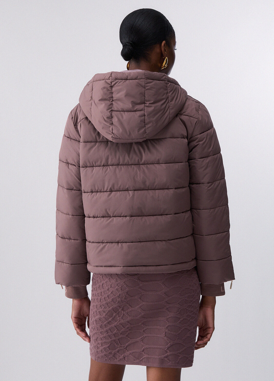 Matte Nylon Jacket dark pink Liu Jo - large image number 1