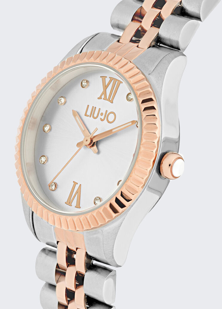 Two-tone steel watch pink Liu Jo - medium Two-tone steel watch pink Liu Jo - medium