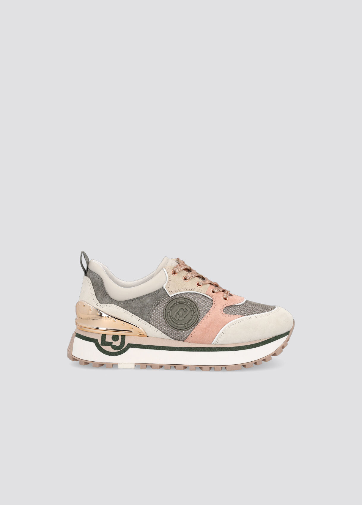 tan suede platform sneakers