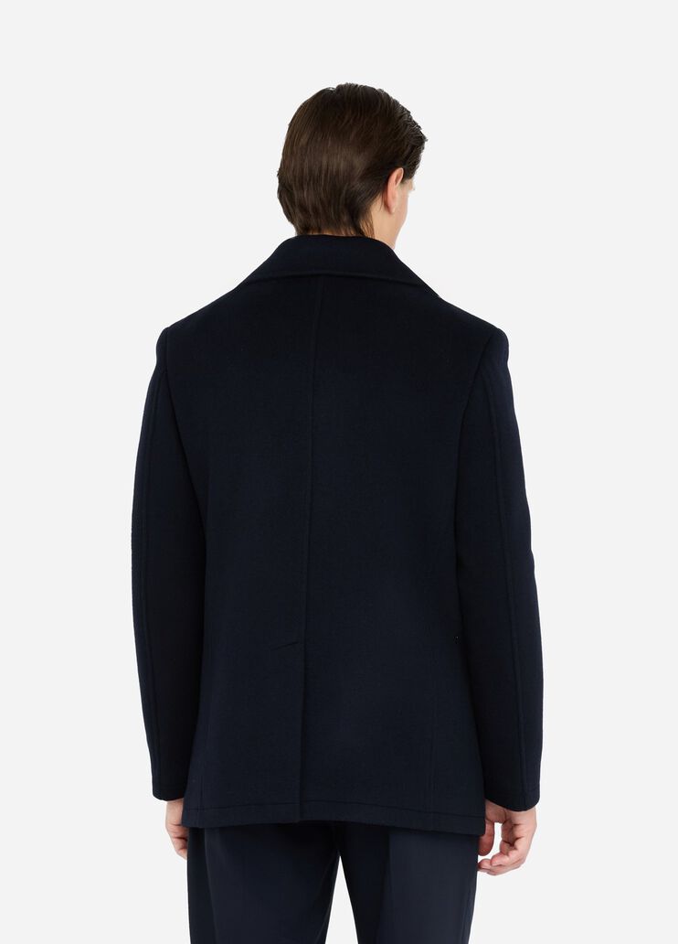 Wool and cashmere peacoat dark blue Liu Jo - large image number 1