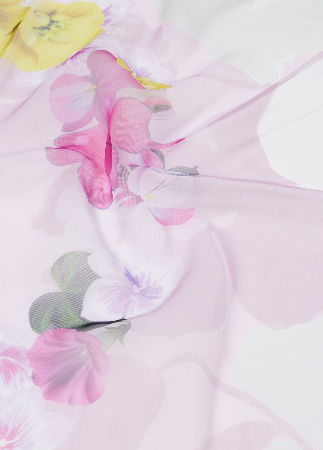 Floral shawl with logo pink Liu Jo - large image number 3